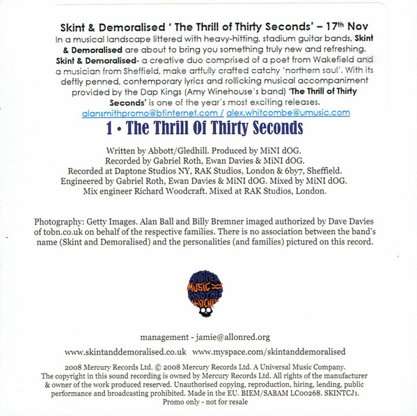 lataa albumi Skint & Demoralised - The Thrill Of Thirty Seconds