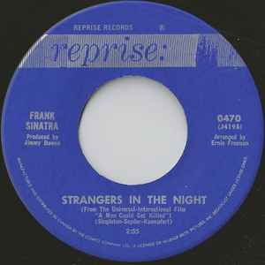 Frank Sinatra – Strangers In The Night (1966, Vinyl) - Discogs