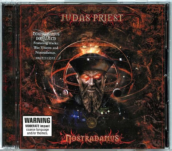 JUDAS PRIEST - Nostradamus - 2 CD - Limited Edition - VG+ Tested Plays  Excellent