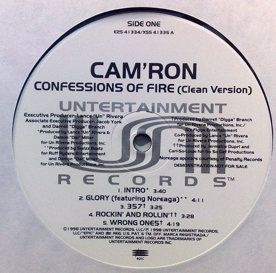 Cam'ron – Confessions Of Fire (1998, Vinyl) - Discogs