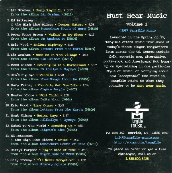 ladda ner album Various - Must Hear Music Volume 1 Tangible Music Sampler