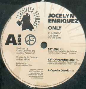 Jocelyn Enriquez - Only album cover