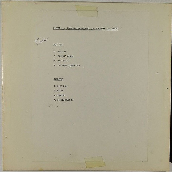Kleeer – Intimate Connection (1984, SRC Pressing, Vinyl) - Discogs