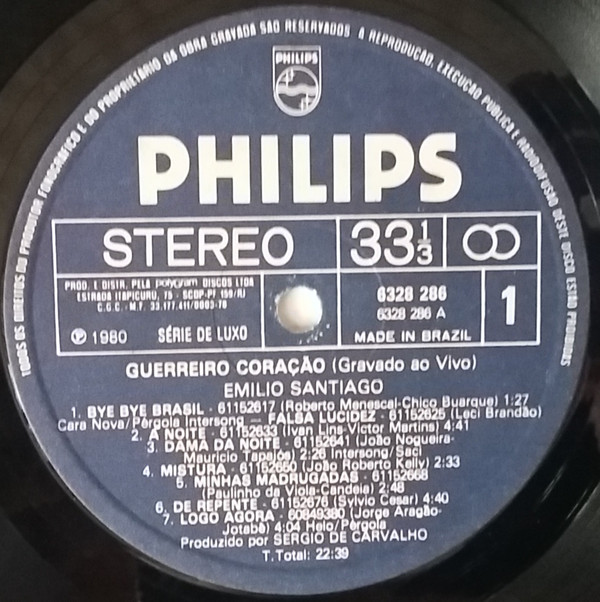 last ned album Emilio Santiago - Guerreiro Coração