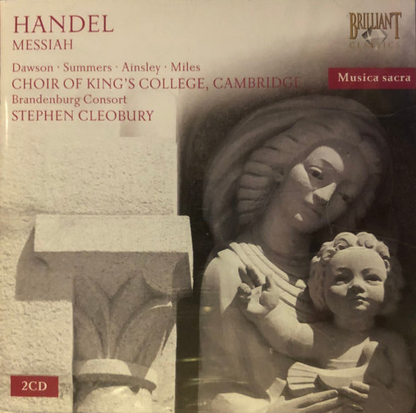 Handel - Dawson · Summers · Ainsley · Miles · Choir Of King's 