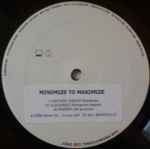 Cover of Minimize To Maximize, 2005, Vinyl