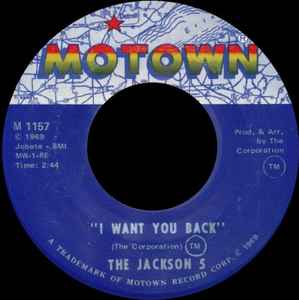 I Want You Back / Who's Lovin You - The Jackson 5