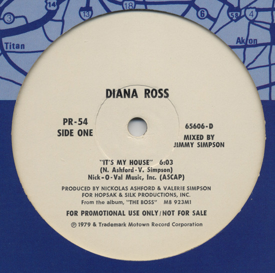 Diana Ross – It's My House / No One Gets The Prize/The Boss