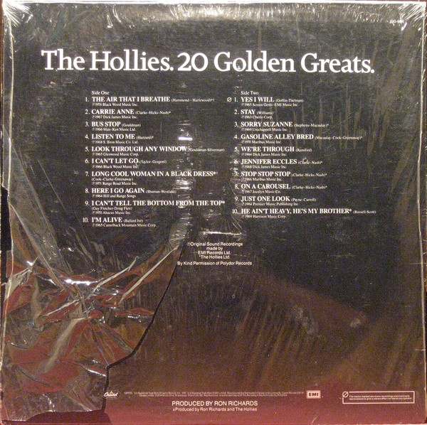 ladda ner album The Hollies - 20 Golden Greats