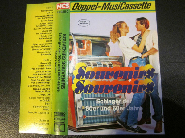 last ned album Various - Souvenirs Souvenirs Schlager Der 50er Und 60er Jahre Cover Versions
