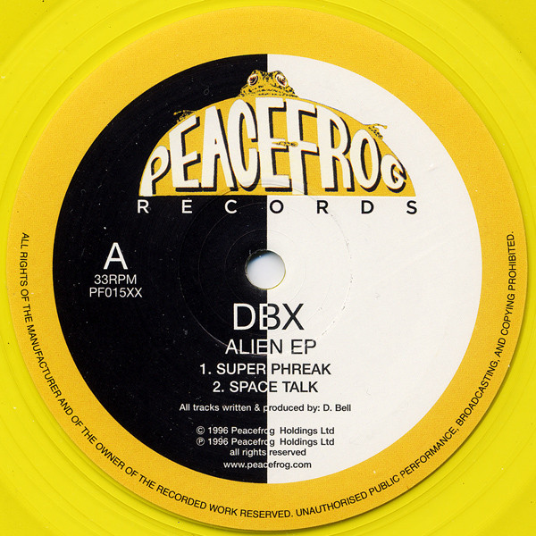 DBX – Alien EP (2011, Yellow, Vinyl) - Discogs