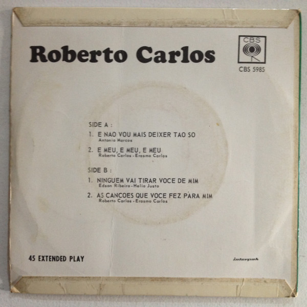 Album herunterladen Roberto Carlos - E Não Vou Mais Deixar Tão Só