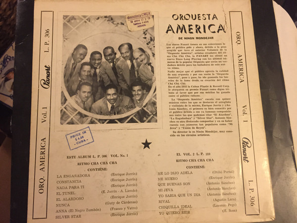télécharger l'album Orquesta América - Ritmo Cha Cha Cha Vol No 1