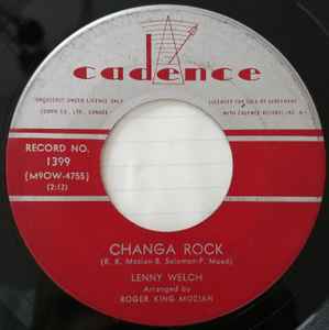 Lenny Welch Changa Rock Boogie Cha Cha Vinyl Discogs