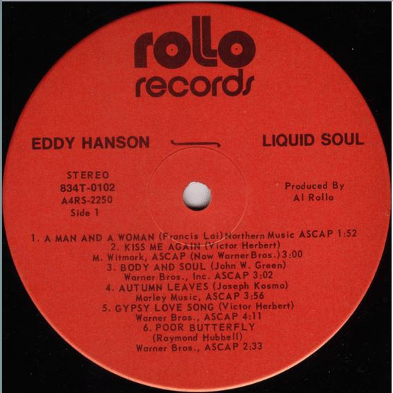 télécharger l'album Eddy Hanson - Liquid Soul