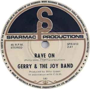 Gerry & The Joy Band - Rave On album cover