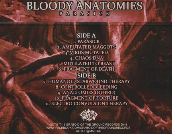 descargar álbum Bloody Anatomies - Parasick