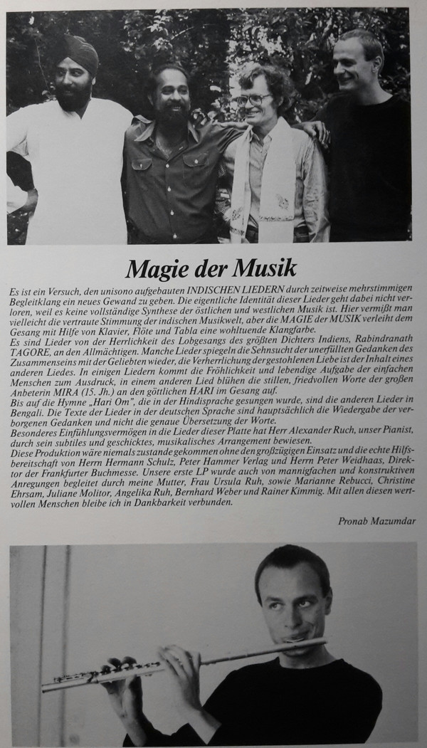 last ned album Pronab Mazumdar - Magie Der Musik Pronab Mazumdar Singt Indische Lieder