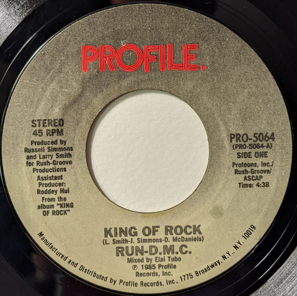 Run-DMC – King Of Rock (1986, Vinyl) - Discogs