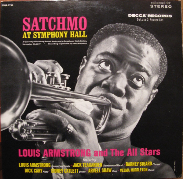 Louis Armstrong Satchmo At Symphony Hall Lp Vinyl Record