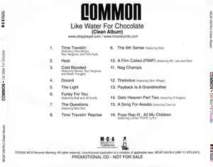 Common – Like Water For Chocolate (Clean Album) (2000, Clean, CD