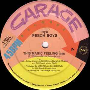 Peech Boys - This Magic Feeling / Don't Make Me Wait album cover
