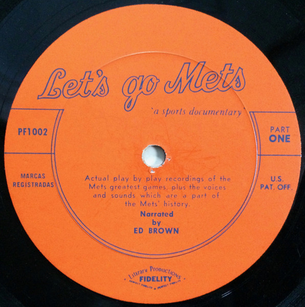 The New York Mets – Let's Go Mets (1964, Vinyl) - Discogs