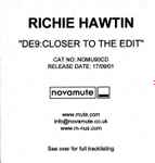 Cover of DE9: Closer To The Edit, 2001-06-00, CDr