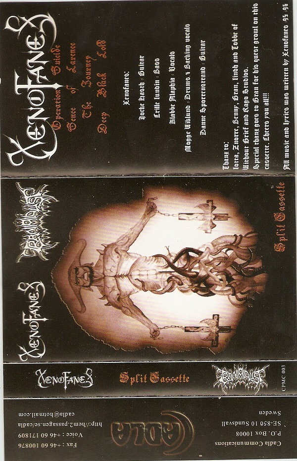 last ned album Xenofanes Cranial Dust - Split Cassette