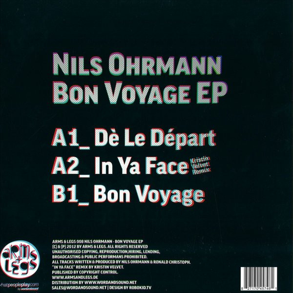 last ned album Nils Ohrmann - Bon Voyage EP