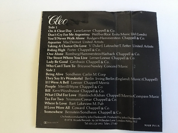 Album herunterladen Download Cleo Laine - Cleo Cleo Laine Sings 20 Famous Show Hits album