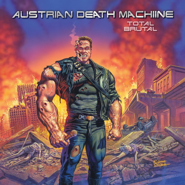 AUSTRIAN DEATH MACHINE - Quad Brutal / Solid Blue LP