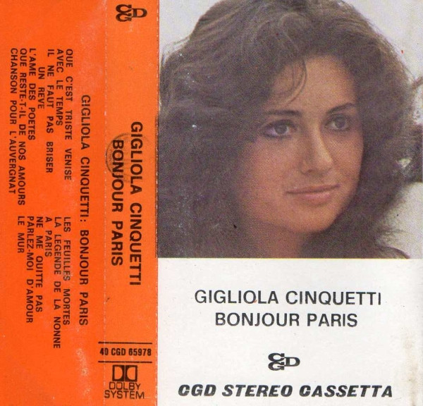 Gigliola Cinquetti - Bonjour Paris | Releases | Discogs