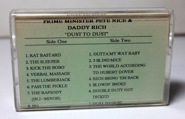 Prime Minister Pete Nice & Daddy Rich – Dust To Dust (1993, Vinyl