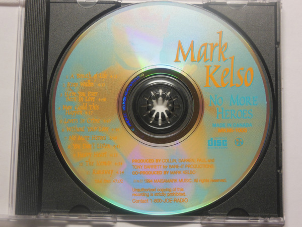 Album herunterladen Mark Kelso - No More Heroes