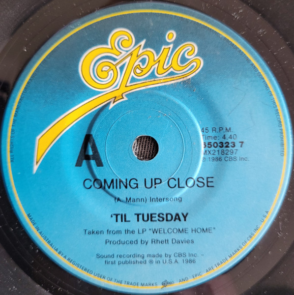 COMING UP CLOSE (TRADUÇÃO) - Til Tuesday 
