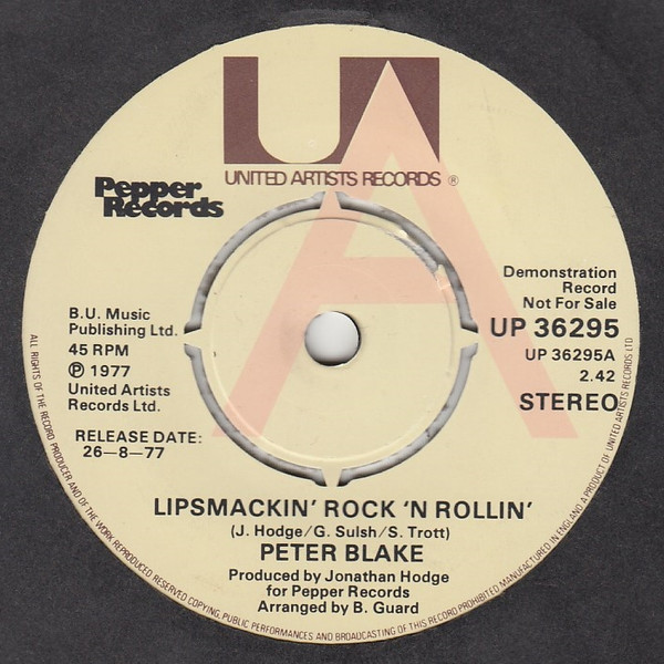 Album herunterladen Peter Blake - Lipsmackin Rock N Rollin