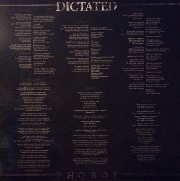 Album herunterladen Dictated - Phobos