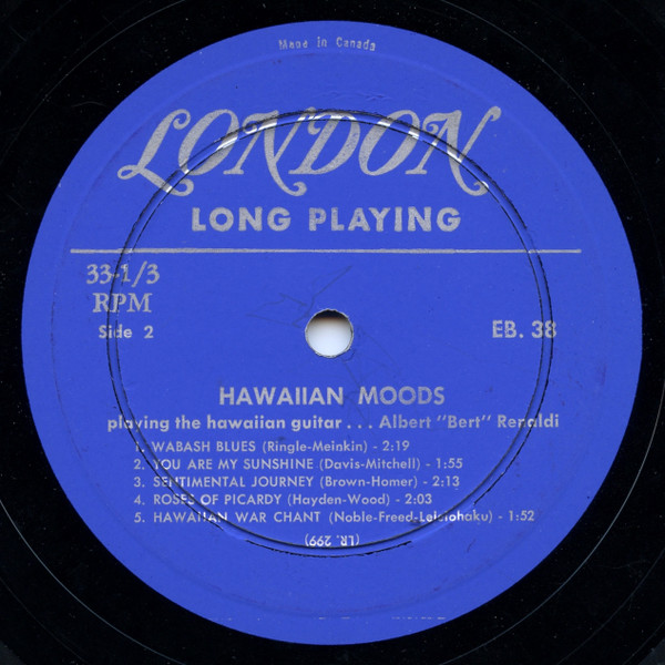 ladda ner album Albert (Bert) Renaldi - Hawaiian Moods