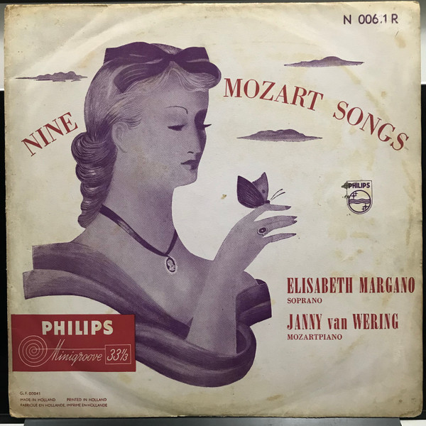 Album herunterladen Mozart, Elisabeth Margano, Janny Van Wering - Nine Mozart Songs