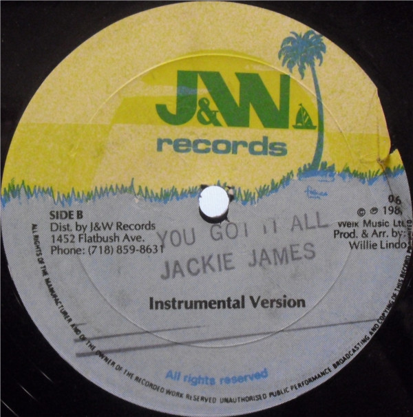 ladda ner album Jackie James - You Got It All
