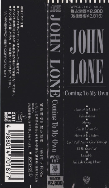 John Lone – Coming To My Own (1990, CD) - Discogs