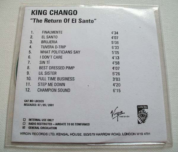 King Chango – The Return Of El Santo (2020, Vinyl) - Discogs