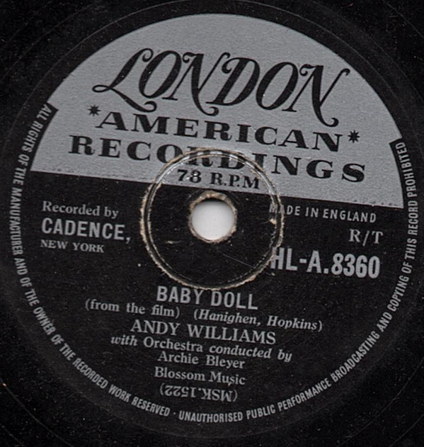 Album herunterladen Andy Williams - Baby Doll SInce Ive Found My Baby