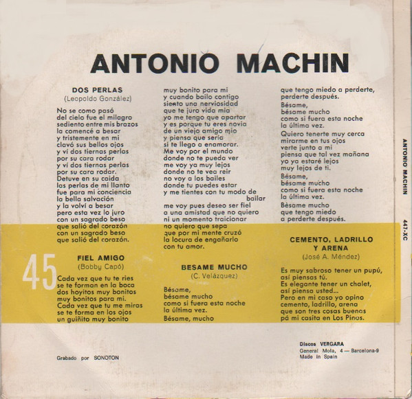 baixar álbum Download Antonio Machín - Dos Perlas album