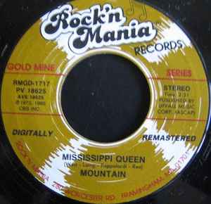 Mountain - Mississippi Queen / Avenging Annie album cover