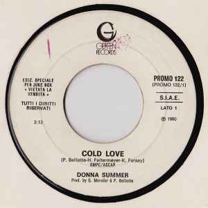 Donna Summer - Cold Love / Ghiaccio album cover