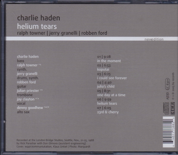baixar álbum Charlie Haden Ralph Towner Jerry Granelli Robben Ford - Helium Tears