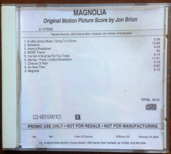 magnolia soundtrack jon brion