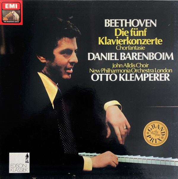 baixar álbum Beethoven Daniel Barenboim Otto Klemperer - Die Fünf Klavierkonzerte Chorfantasie